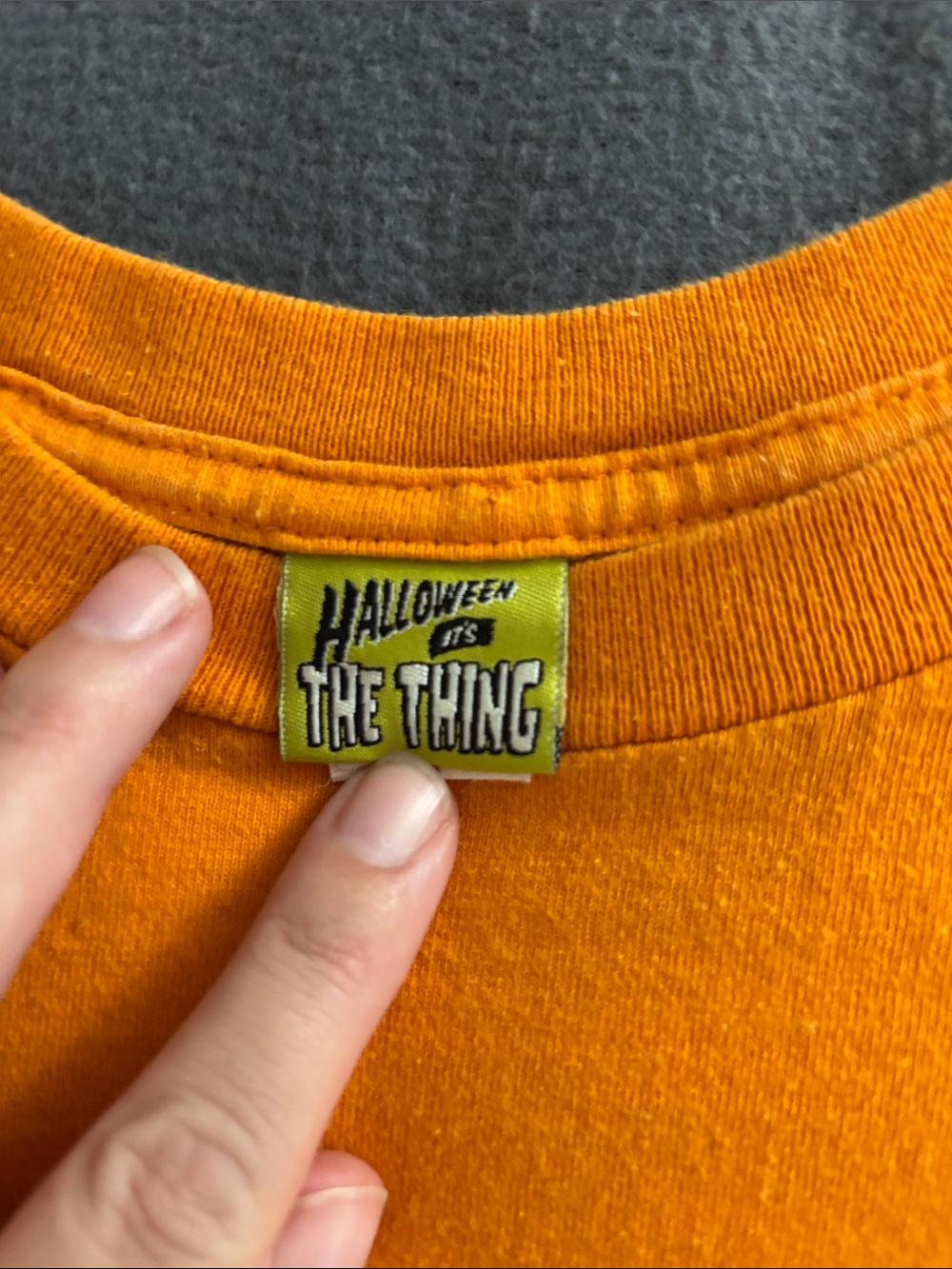 Halloween It’s The Thing Snoring He-Beast Orange Graphic Tee XL - Picture 7 of 9